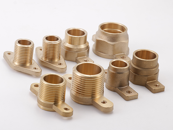 TP2黃銅承口外細(xì)耳法蘭接頭