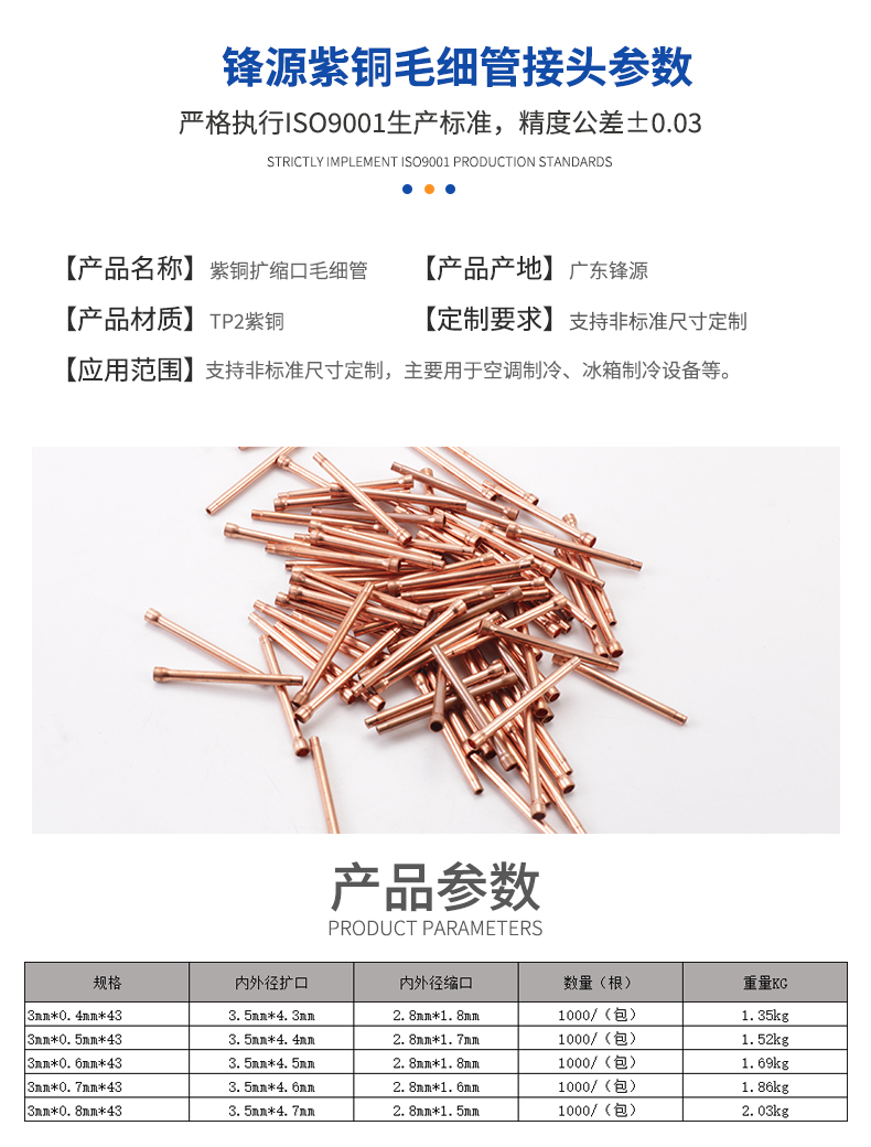 紫銅毛細管接頭副本